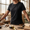 Black Women's Regular Fit Cotton Tee