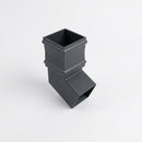 Traditional Aluminium Downpipe Bends 72x72mm – 92.5° & 112.5° — RAL 7016 / 112.5 Degrees
