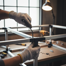 Light Gray Premium 2 Way Joint Connector for 25mm Square Tube System