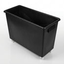 165L slimline bottle bin, recycled polyethylene, black (view 2)