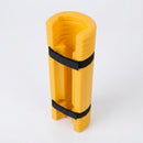 86-120mm Upright Pallet Racking Protector, Plastic, Yellow/Black (view 2)