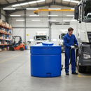 Dark Gray Premium 1300 Litre Bunded Adblue Tank for Safe Storage