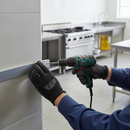 Gray Premium Aluminium Standard Corner Joint Trim - 630mm Length - Satin Finish