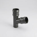 Traditional Aluminium Downpipe Branch 76mm Diameter — RAL 7022 / 112.5 Degrees