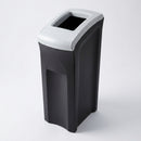 82 Litre Midi Recycling Bin with Open Top – Slimline MDPE (view 2)