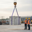 Light Gray 30mm SWL 1000kg Premium Duplex Flat Sling - Purple