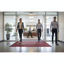 Gray Premium Dust Control Plushway Entrance Mat - Red, Durable & Easy to Clean