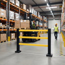 Dark Gray Premium Flex Impact Protection Hybrid Barrier Set with Flex Pad