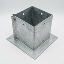 Bolt Down Galvanised Post 150mm x 150mm (view 2)