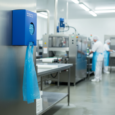 Professional Disposable Apron Box of 1000 - Blue Colour