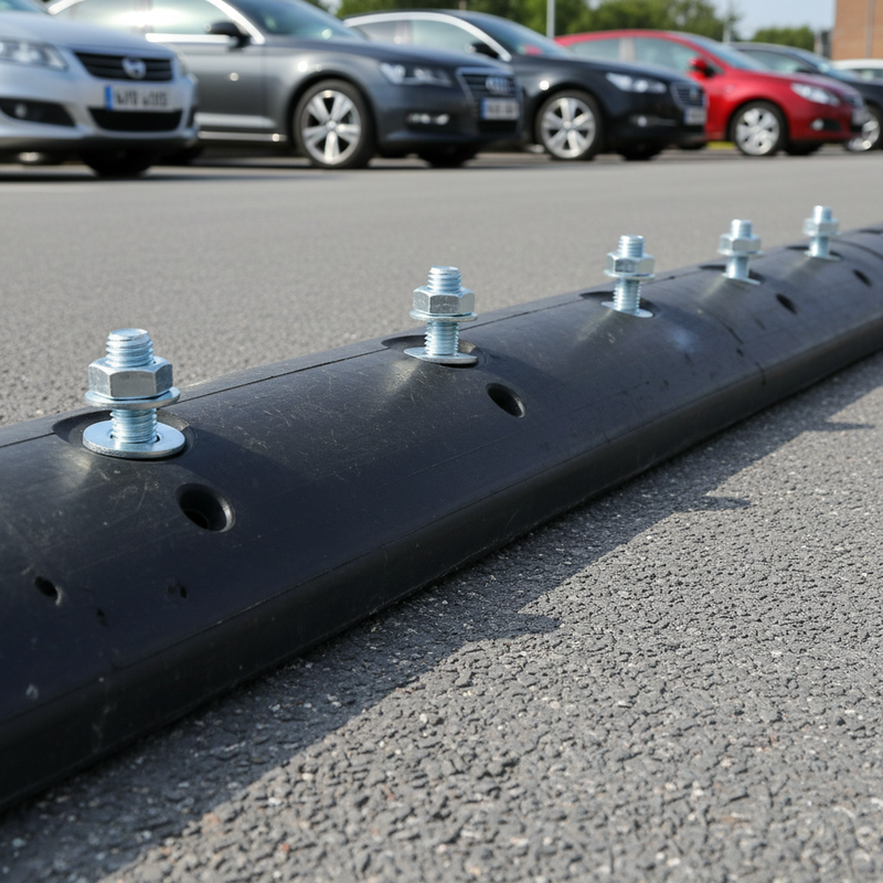 Slate Gray M10 Heavy Duty Asphalt Speed Bump Fixings with Bolts and Washers