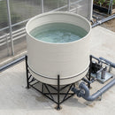 10,000 Litre Cone Tank, 30° Angle, Open Top, UV Polyethylene