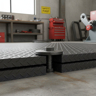 Heavy Duty Mega-Thread Joiner Bolt for Trackway Mats