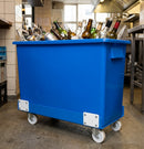165 Litre Slimline Wheeled Bottle Bin with Castors