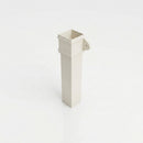 Traditional Aluminium Downpipe 72x72mm x 3m Eared Socket — RAL 9010