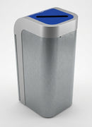 80 Litre Single Internal Recycling Bin, Galvanised Steel (view 2)