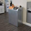 160 Litre Dual-Compartment Recycling Bin, Galvanised Steel