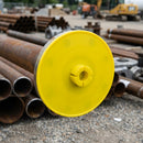 DN 32 Full Face Flange Protector - 136mm, Yellow LDPE