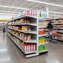 Dark Gray Premium White Gondola 'L' Leg for Versatile Display Systems