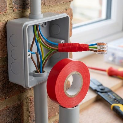 19mm Red PVC Electrical Insulation Tape - 5m