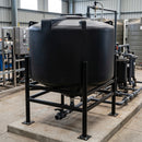 1000 litre 30° cone tank, UV polyethylene, 2" drain
