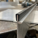 Square Rubber Edge Protector 13.5x8mm for 4.5mm Panels - 5m EPDM (view 2)