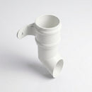 Traditional Aluminium Downpipe Shoe 76mm Diameter — RAL 9016