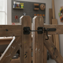 Premium Heavy Duty Wire Cabin Hook Eye Latch 6 Inch for Reliable Door and Gate Security