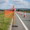 Light Slate Gray Premium Non-Conductive Insulated Road Pin 900mm for Safety