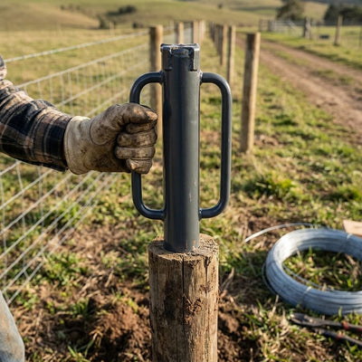 6" Post Driver for Efficient Fencing Installation