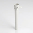 Aluminium Downpipe Length Eared Socket 63mm Dia x 3m — RAL 9016