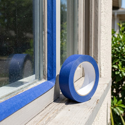 50mm Blue UV Resistant Masking Tape - 50m