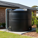 Dark Slate Gray Large 5000 Litre Above Ground Cylindrical Water Storage Tank - Heavy Duty