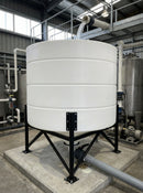 4200 Litre Cone Tank with 15° Angle & Open Top Drainage