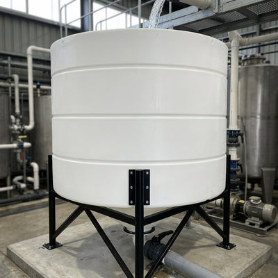 4200 Litre Cone Tank with 15° Angle & Open Top Drainage