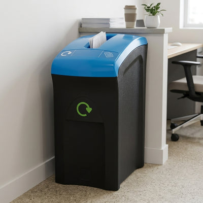 55 Litre Slot Aperture Recycling Bin – Compact Office Waste