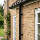 Flush Joint Aluminium Downpipe Length – 76mm Dia x 3m — RAL 9005 (in use)