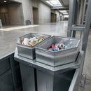 60 Litre Galvanised Steel Bin Liner