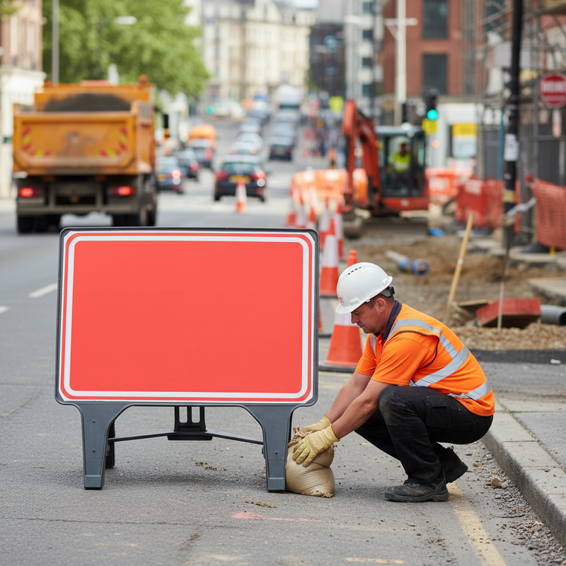 Rosy Brown Premium Red Sign 1050x750mm for Outdoor Use