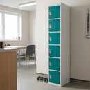 Six-compartment Steel Locker with Cam Lock – 1.5mm Frame