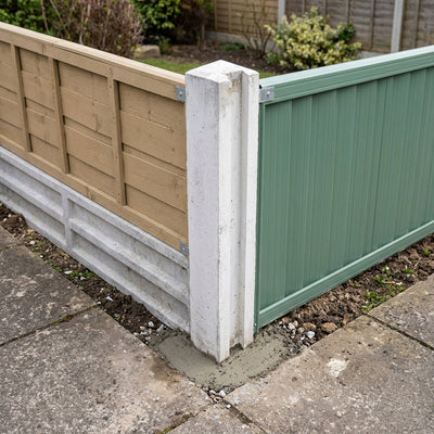 Corner Concrete Posts for Panel Fencing 150mm x 150mm