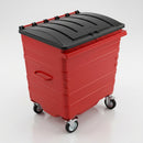 820 Litre Wheeled Waste Bin with Sump Base (view 2)