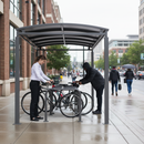 Gray Premium Cycle Shelter or Walkway Cover with Galvanised Steel Roof 1m - 5m