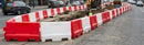 1.5m interlocking polyethylene traffic barrier, pack of 21