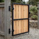 Adjustable Steel Gate Frame Kit - Black Finish