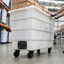 145 Litre Mobile Truck with Stepped Sides and Castors
