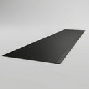 Aluminium Soffit Boards – Plain or Vented with Exterior Coating — Textured Black / 740mm Wide | Unvented