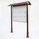 1080 x 1330mm Park Notice Board – 18 A4 Capacity