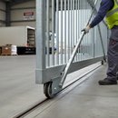 Dark Gray Premium Heavy Duty Cantilever Gate Support Wheel for Enhanced Stability and Durability