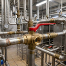 1" BSP Female 3-Way L Port Ball Valve, 25 Bar, Brass